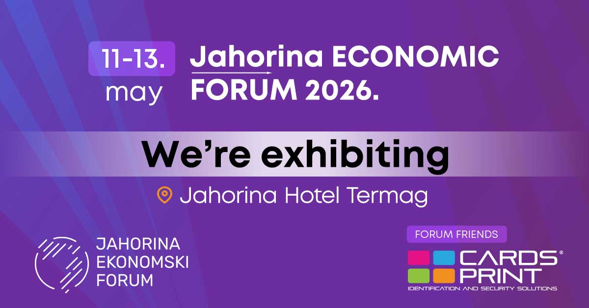 Cards print at Jahorina economic forum
