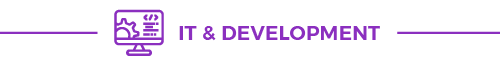 IT and development team header
