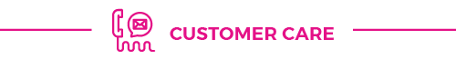 Customer care header