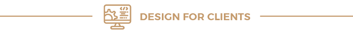 Design for clients header