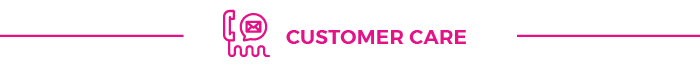 Customer care header