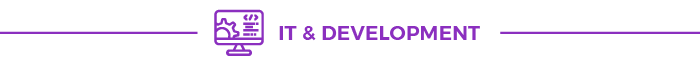 IT and development team header