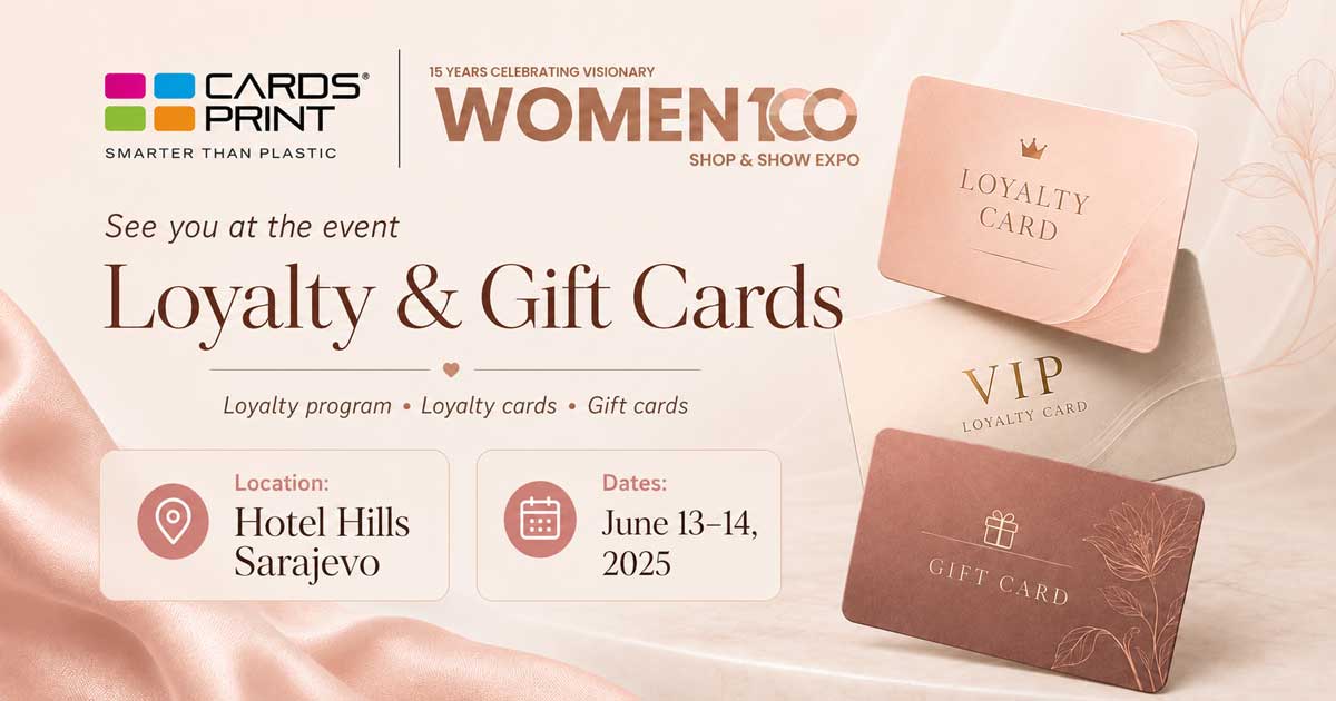 Cards print na Woman 100 expo