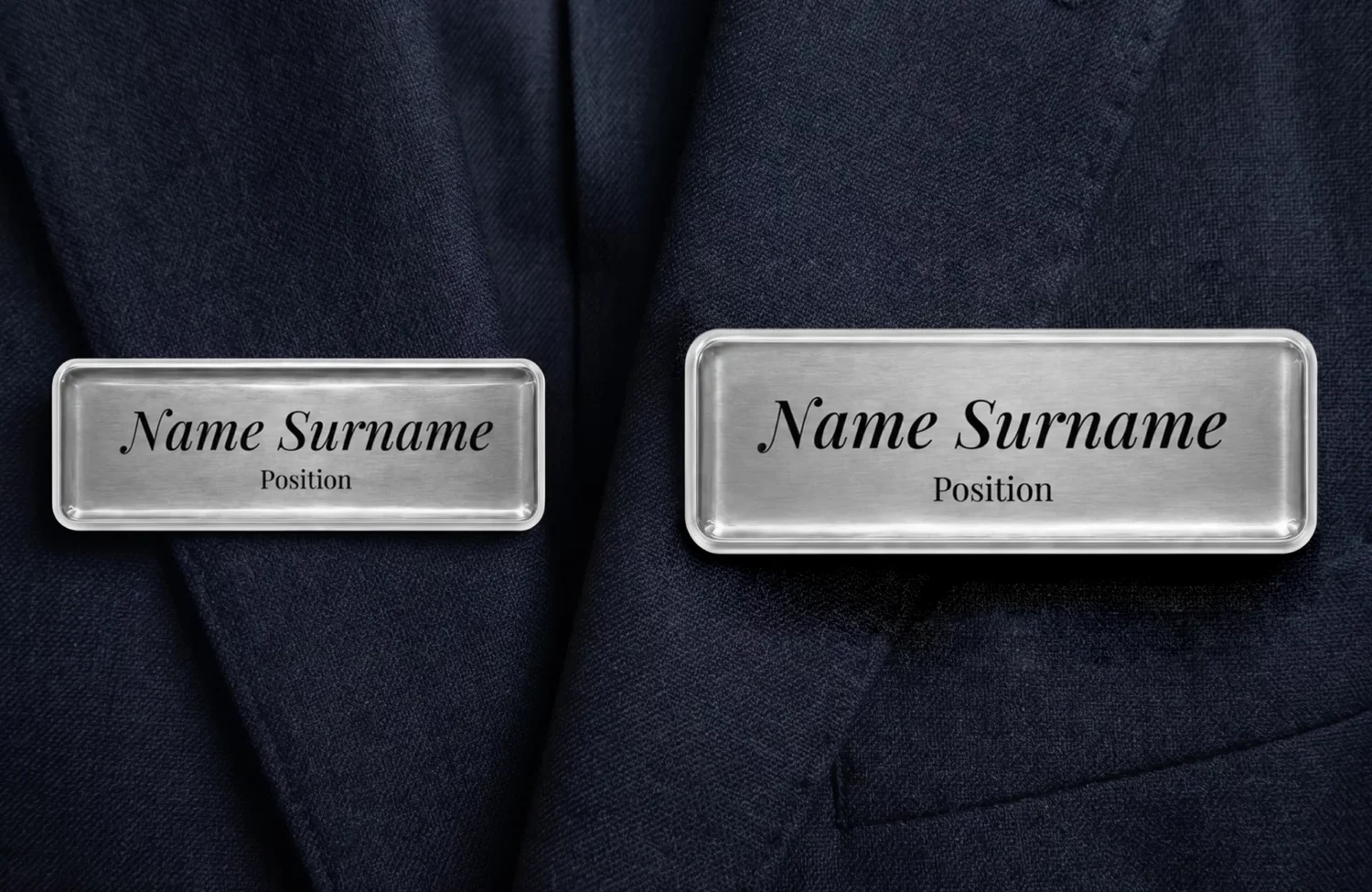 Name tag big and small version